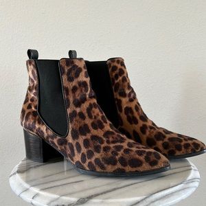 Size 7.5 Leopard Print Booties